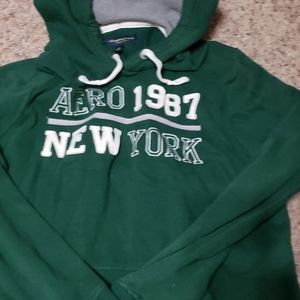 AERO Green Hooded Sweatshirt